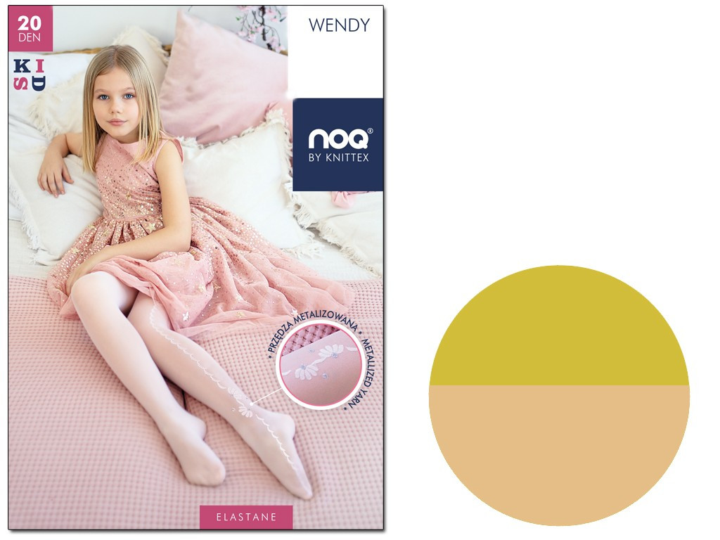 Tights for a girl with a pattern 20 den - 3