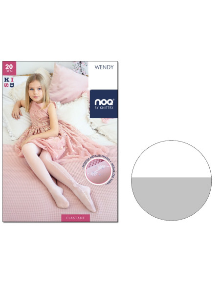 Colanți cu model pentru fete 20 den - 4