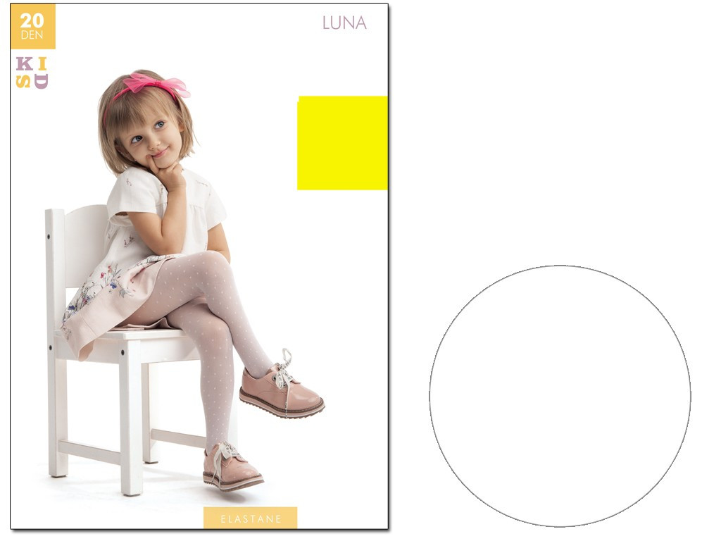 Girls' polka dot tights - 4