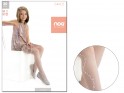 White tights for a girl with lurex - 3