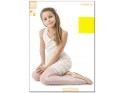 Girls' tights white with pattern 20den - 1