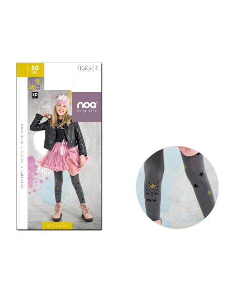 Collants pour enfants avec chaton - 3