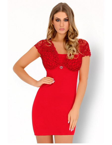 Rotes Damen-Nachthemd - 1