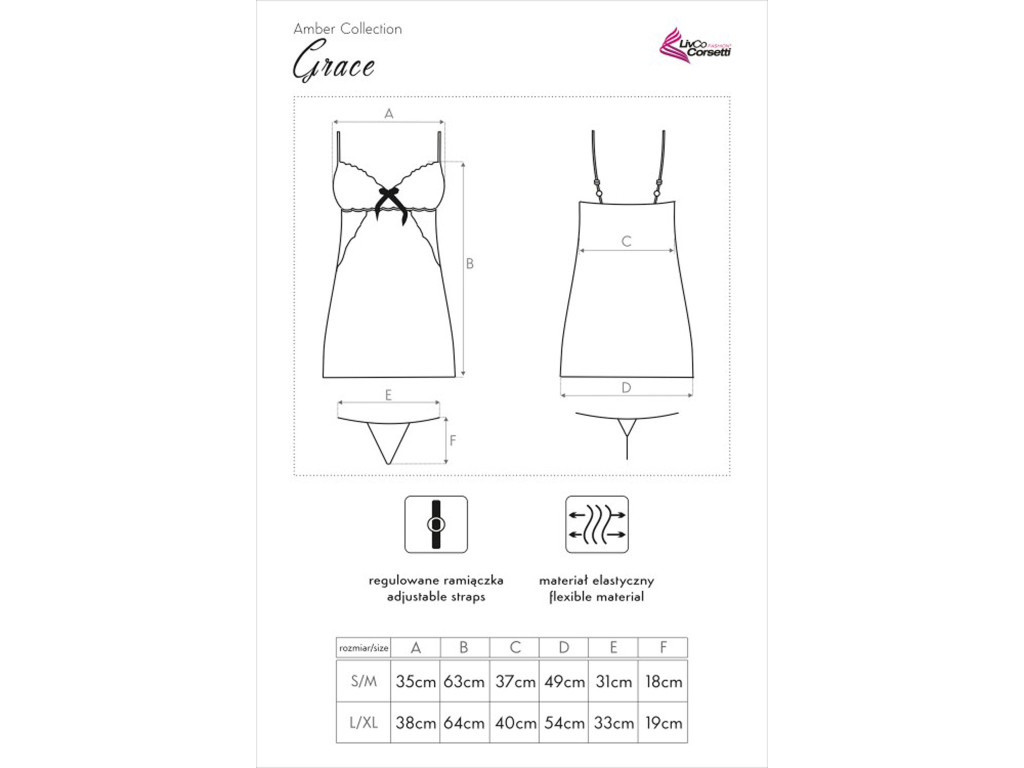 Black nightgown with lace - 3