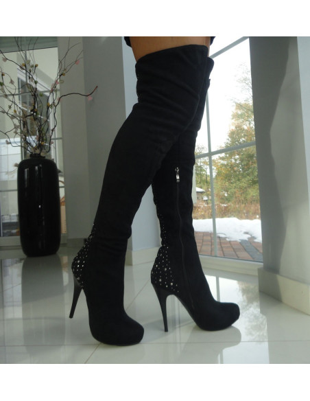 MUSKETEERS BOOTS PINS BLACK ZIRCONIA - 2