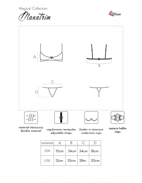 Set de lenjerie erotică cu dantelă - 3