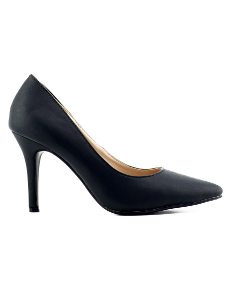 Schwarze niedrige Stilettos für Frauen - 1