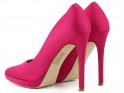Pantofi stiletto cu platformă roz - 3