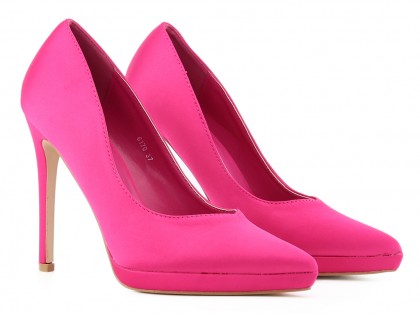Pink platform stilettos - 2