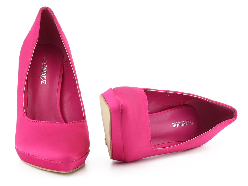Rozā platformas stilettos - 5