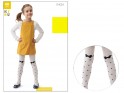 Tights for a girl in polka dot microfiber - 3