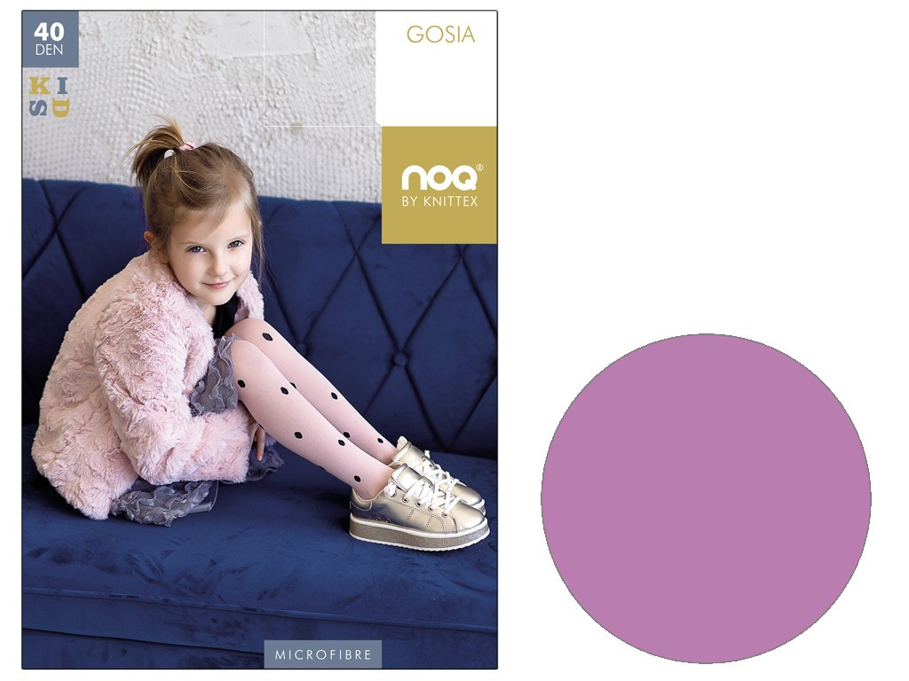 Collant microfibre à pois pour enfants 40 den - 3
