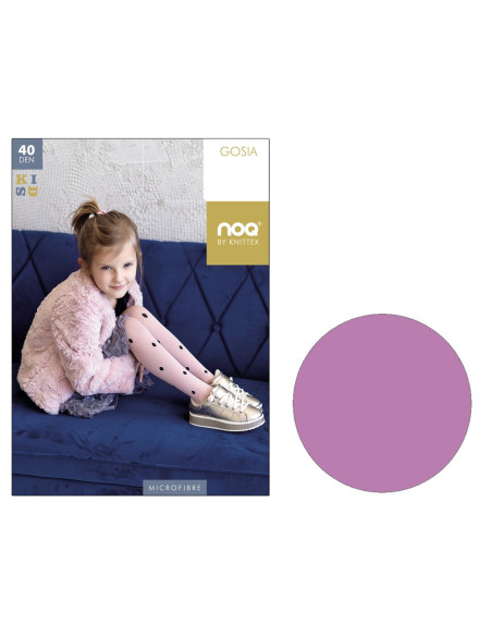 Collant microfibre à pois pour enfants 40 den - 3
