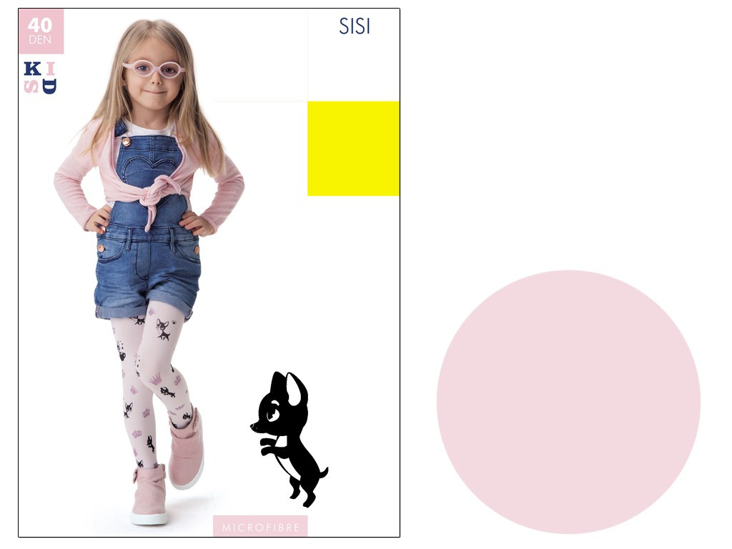 Collants pour enfants en microfibre chiens 40den - 3