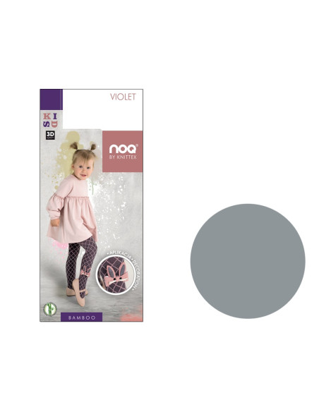 Дитячі віскозні колготки з зайчиком - 3