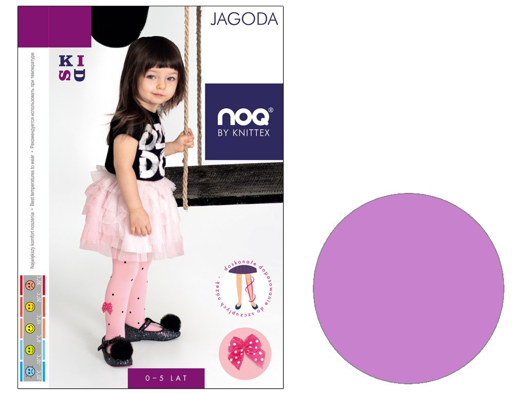 Collants à pois pour enfants 40den bow - 3
