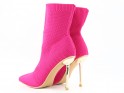 Ružové dámske topánky na podpätku - 3