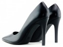 Pantofi stiletto negri mati pentru femei - 4