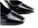 Pantofi stiletto negri mati pentru femei - 3