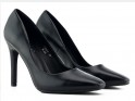 Women's black matte stilettos - 2