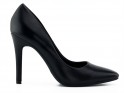 Pantofi stiletto negri mati pentru femei - 1