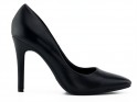 Women's black matte stilettos - 1