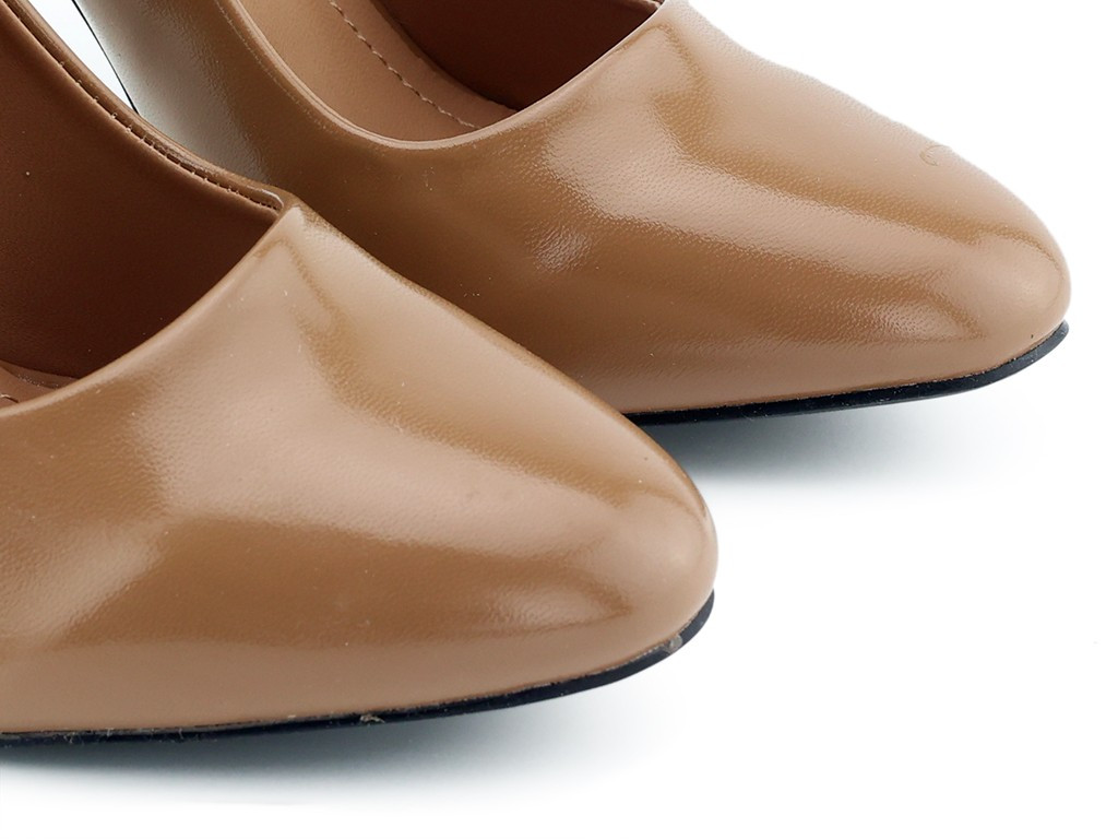 Talons aiguilles bruns pour femmes - 3