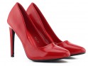 Női piros tűsarkú cipő - 2
