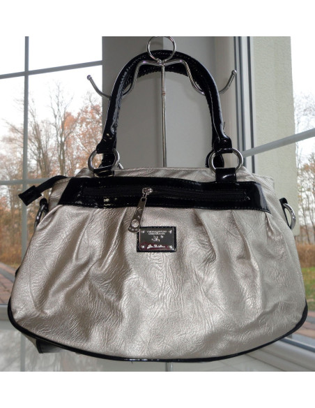 BAG TRUNK SILVER ECO LEATHER POSTMAN'S SKIN  - 2