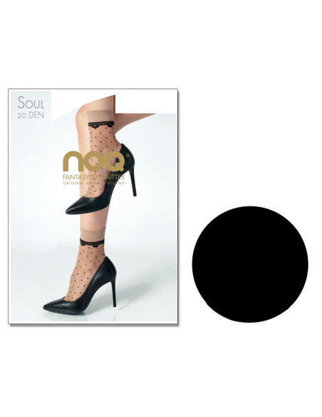 Női pöttyös zokni Soul 20 DEN