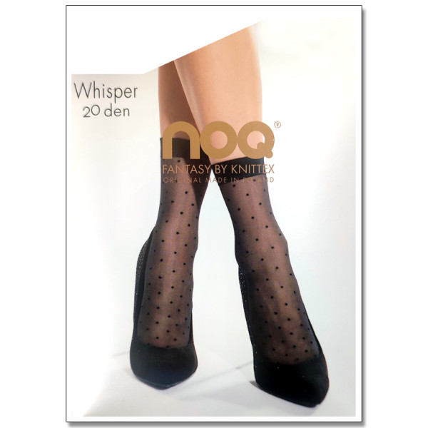 Women's socks with dots Whisper 20 DEN