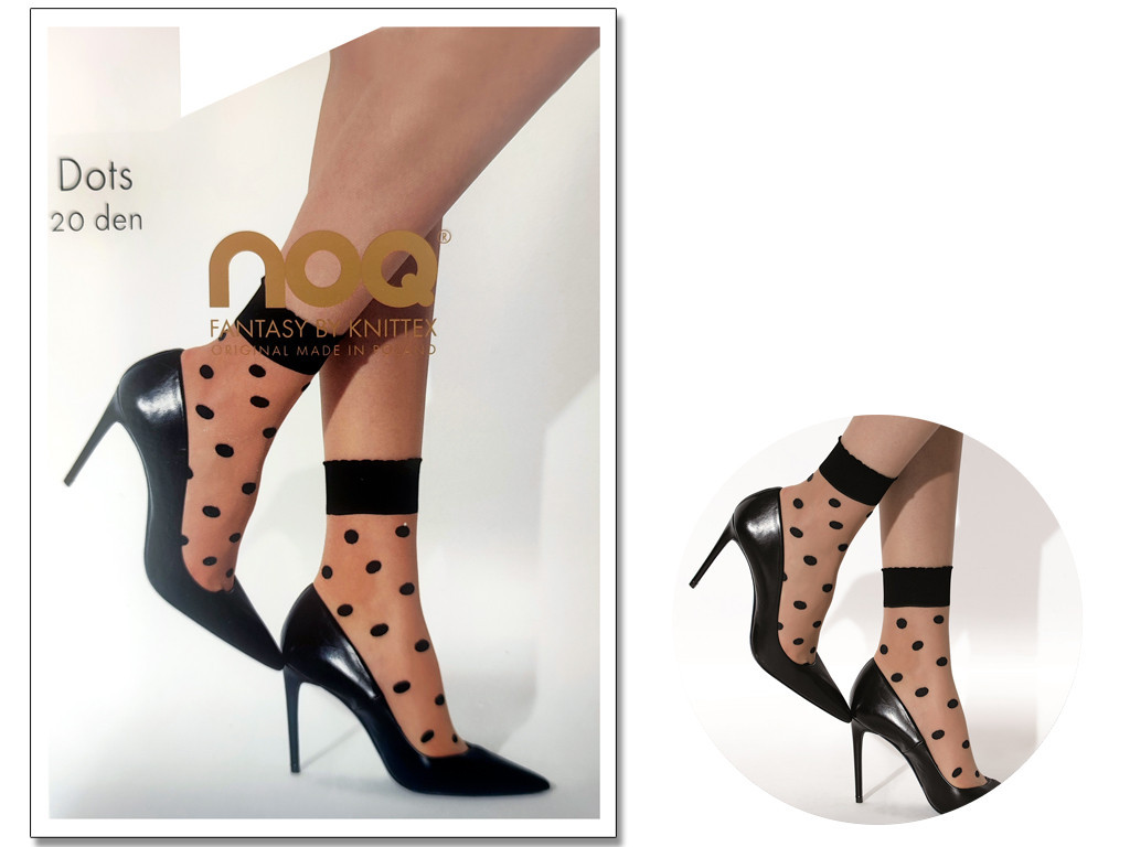 Șosete de damă cu model buline Dots 20 DEN