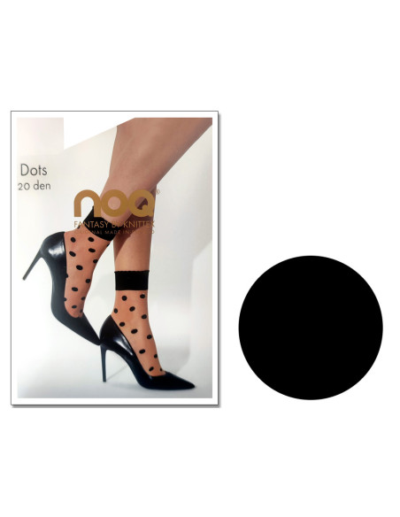 Dámske ponožky s bodkovaným vzorom Dots 20 DEN