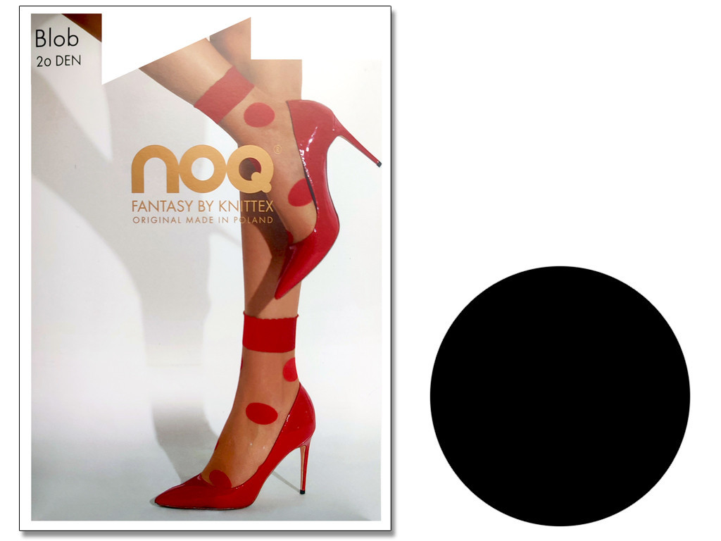 Women's socks patterned with dots Blob 20 DEN