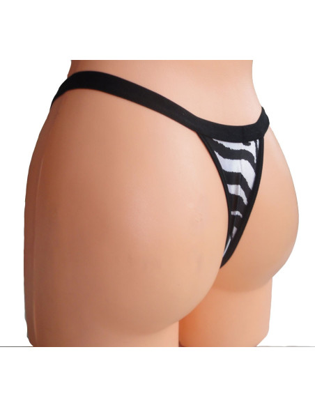 MÄNNER-TANGA ZEBRA ZEBRA LUSTIG - 3