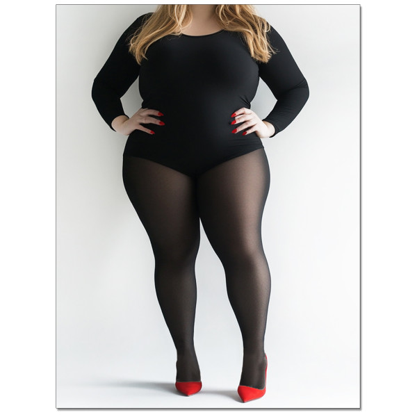 Colanți Ellane Plus Size pentru femei 20 DEN mărimi mari 7, 8
