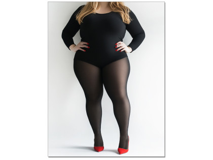 Rajstopy Damskie Plus Size Ellane 20 DEN duże rozmiary 7, 8