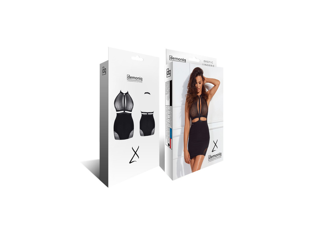 Robe LadyX en dentelle et bas gainant – élégance et sensualité
