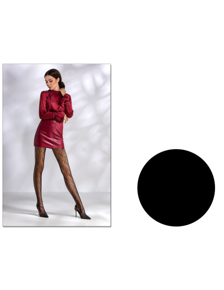 Geometric mesh tights Passion TI049 Nero 20 DEN Geometric mesh tights Passion TI049 Nero 20 DEN