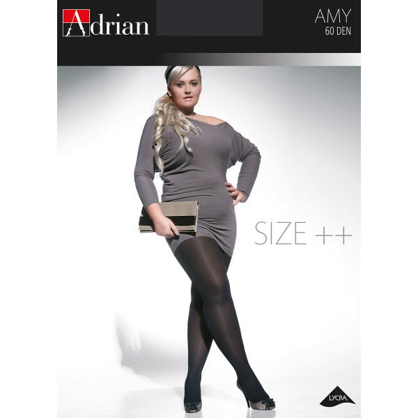 Amy Adrian tights 60 den size plus
