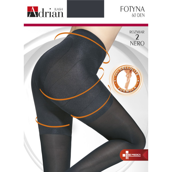 Anti-cellulite tights 60 bottom opaque