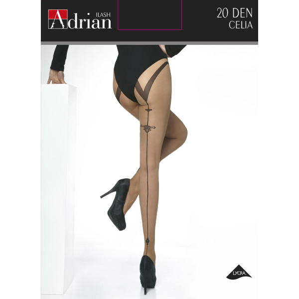 20 bottom tights with stitching at the back Celia Adrian