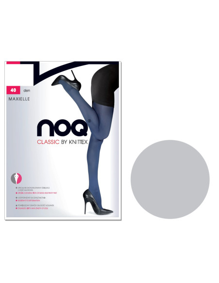 Колготки Maxielle Plus Size з мікрофібри 40 деньє гладкі, матові, напівпрозорі