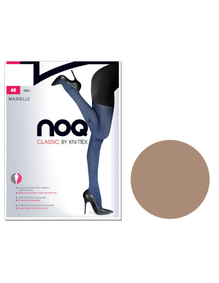 Maxielle Plus Size 40 denier mikroszálas harisnyanadrág sima, matt, félig átlátszatlan