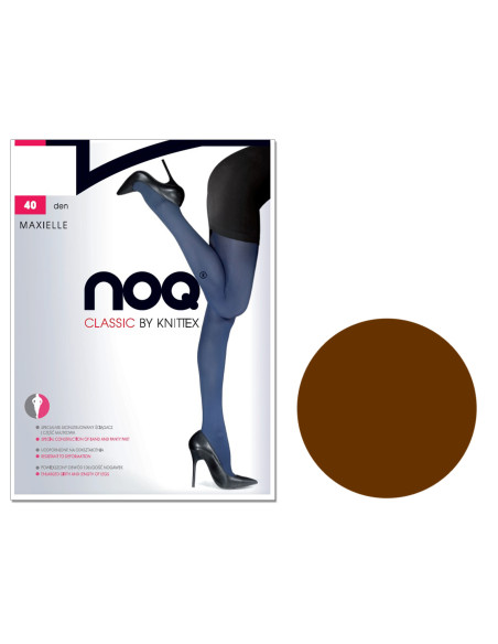 Maxielle Plus izmēra 40 denjē mikrošķiedras zeķubikses gludas, matētas, daļēji necaurspīdīgas