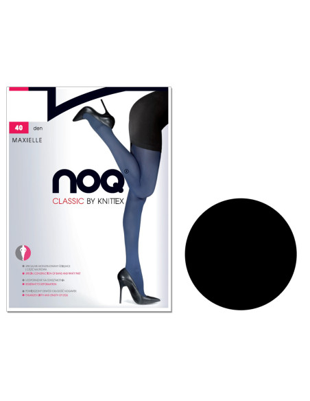 Maxielle Plus Size 40 Denier Microfiber Tights Smooth, Matte, Semi-Opaque