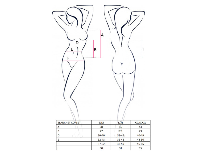 Blanchet cream Casmir elegant lace corset