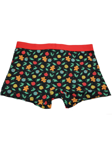 Men's Christmas boxer shorts with baubles