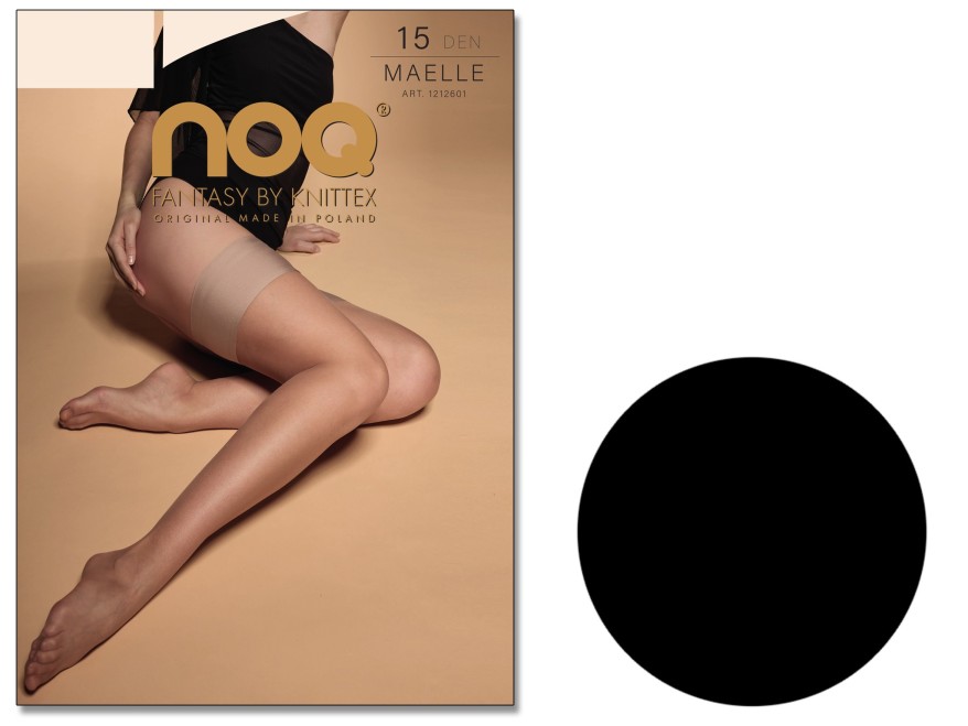 Maelle 15 DEN Hold-Up Stockings with Smooth Band