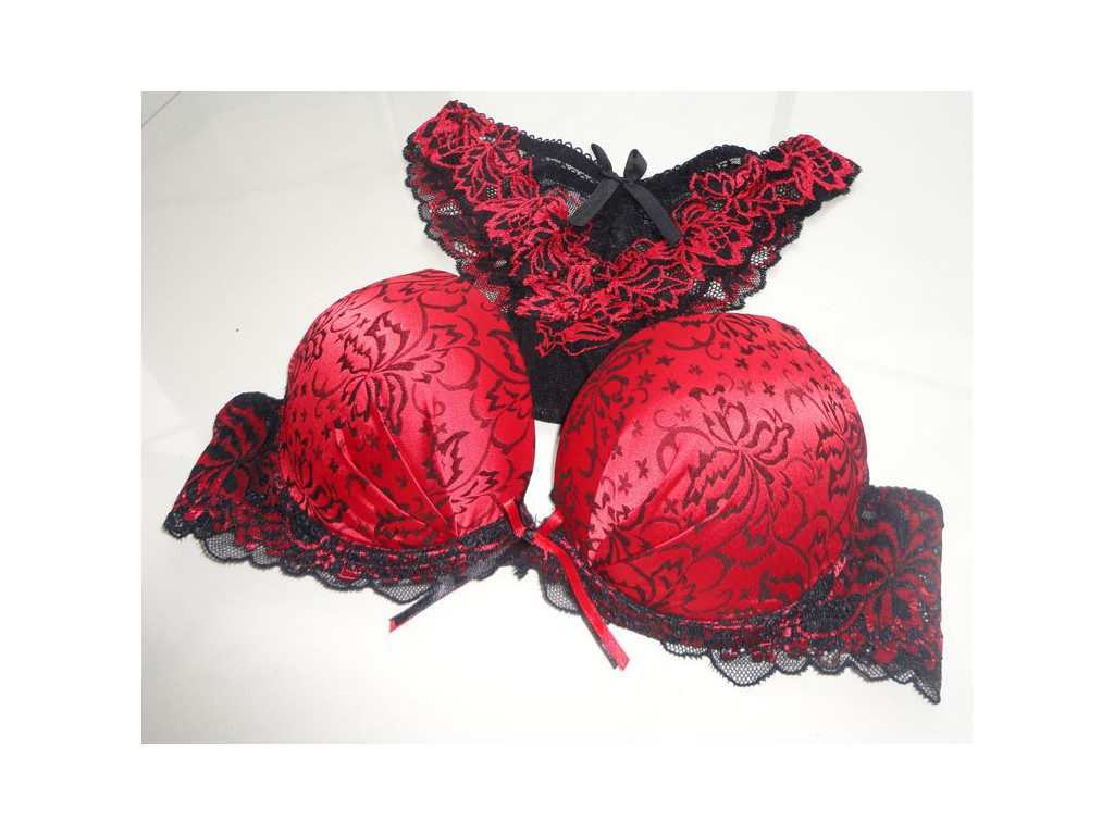 SADA RED SATIN KALHOTY